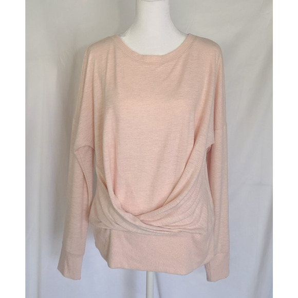Anthropologie Daily Ritual Womens Light Pink Sweatshirt Medium - Picture 1 of 5